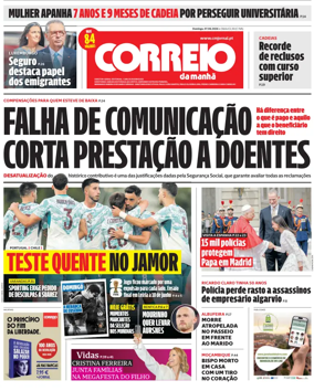 Cover of Correio da Manha Weekend