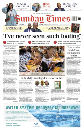 Cover of Sunday Times