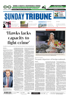 Cover of Sunday Tribune