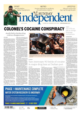 Cover of The Sunday Independent