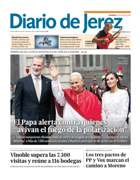 Cover of Diario de Jerez