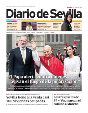 Cover of Diario de Sevilla