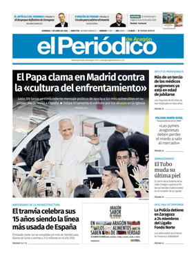 Cover of El Periodico Aragon