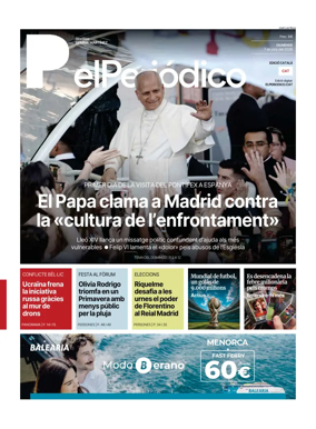 Cover of El Periodico - Catala