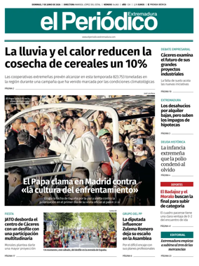 Cover of El Periodico Extremadura