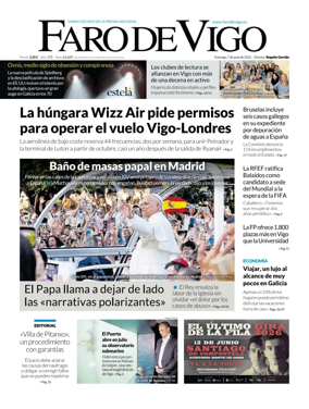 Cover of Faro de Vigo