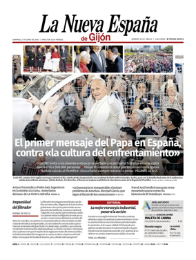 Cover of La Nueva Espana (Gijon)