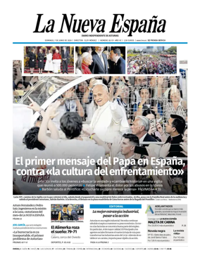 Cover of La Nueva Espana (Oviedo)