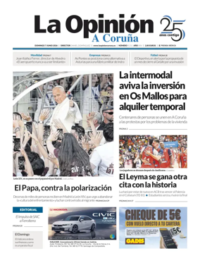 Cover of La Opinion de A Coruna