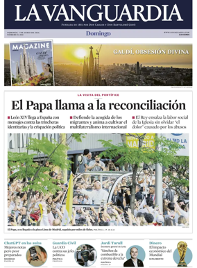 Cover of La Vanguardia (1st Edition)