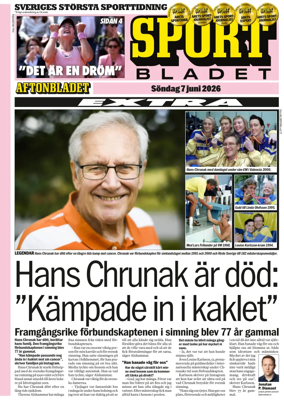 Cover of Sportbladet
