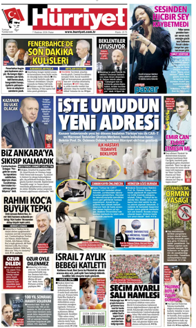 Cover of Hurriyet