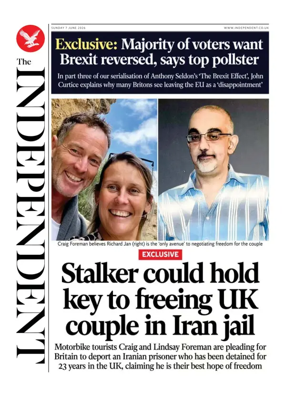 Cover of The Independent