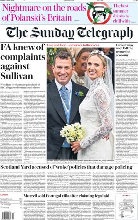 Cover of The Sunday Telegraph