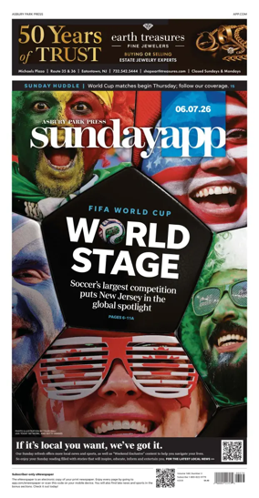 Cover of Asbury Park Press