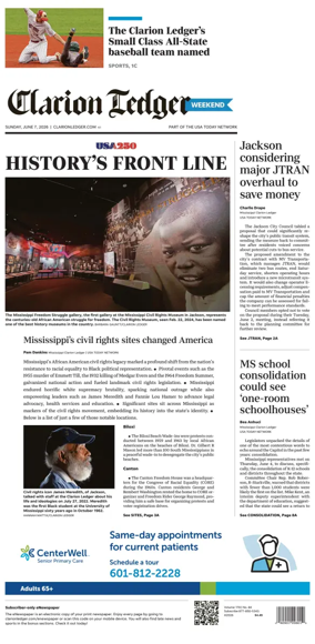 Cover of Clarion Ledger