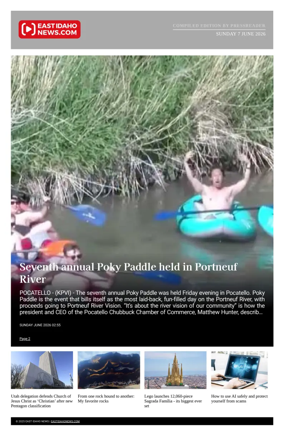 Cover of East Idaho News