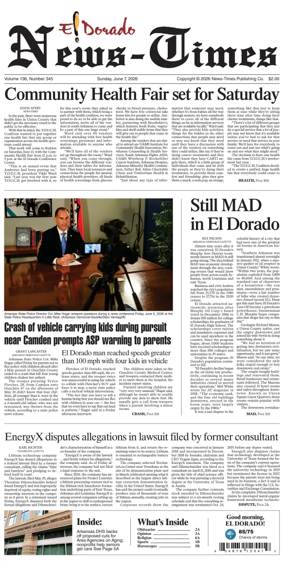Cover of El Dorado News-Times (VCID - Camden News)