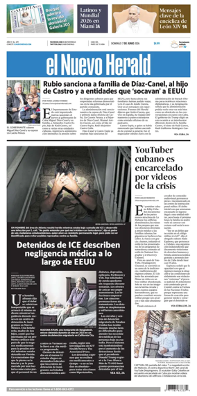 Cover of El Nuevo Herald (Sunday)