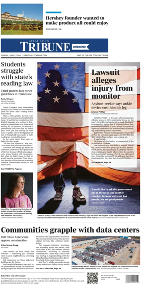 Cover of Great Falls Tribune