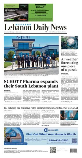 Cover of Lebanon Daily News