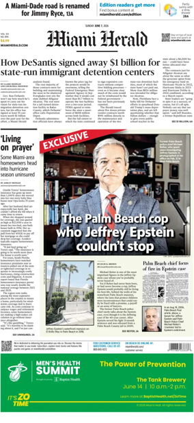 Cover of Miami Herald (Sunday)