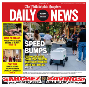 Cover of Philadelphia Daily News
