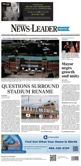 Cover of Springfield News-Leader
