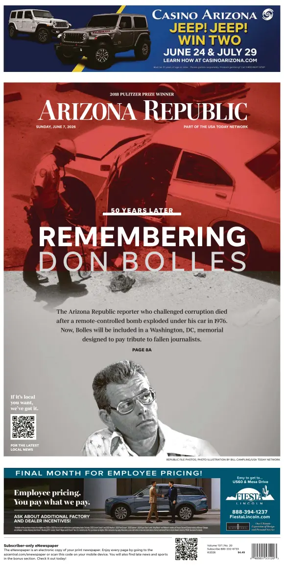 Cover of The Arizona Republic