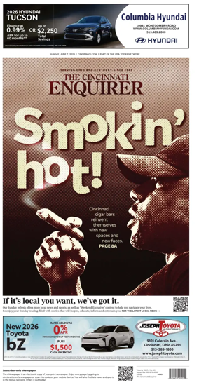 Cover of The Cincinnati Enquirer