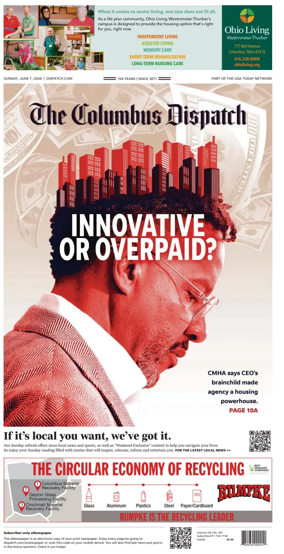 Cover of The Columbus Dispatch
