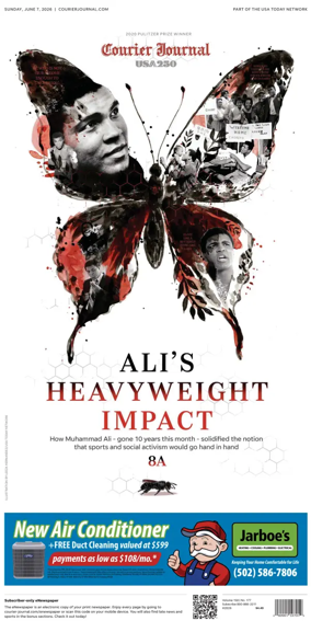 Cover of The Courier-Journal (Louisville)