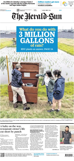 Cover of The Herald Sun (Sunday)