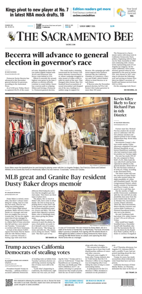 Cover of The Sacramento Bee (Sunday)