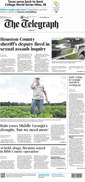 Cover of The Telegraph (Macon) (Sunday)
