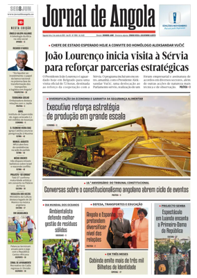 Cover of Jornal de Angola