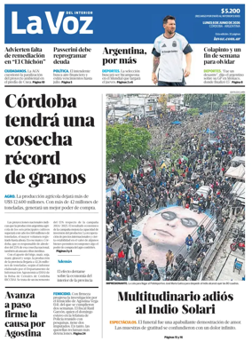 Cover of La Voz del Interior