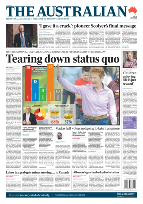 Cover of The Australian