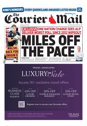 Cover of The Courier-Mail