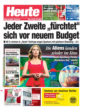 Cover of Heute - Oberosterreich Ausgabe