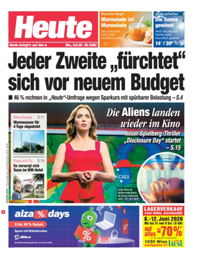 Cover of Heute - Wien Ausgabe