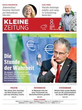 Cover of Kleine Zeitung Steiermark