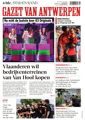 Cover of Gazet van Antwerpen Stad en Rand