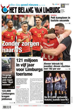 Cover of Het Belang van Limburg