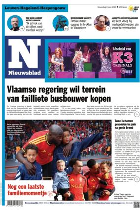 Cover of Het Nieuwsblad