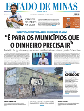 Cover of Estado de Minas (Brazil)