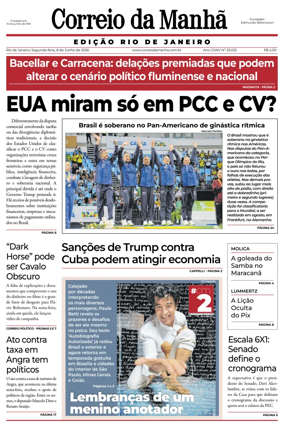 Cover of Jornal Correio da Manha