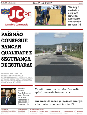 Cover of Jornal do Commercio