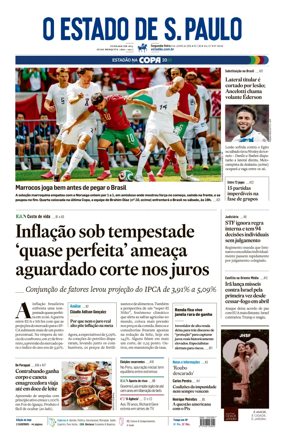 Cover of O Estado de S. Paulo