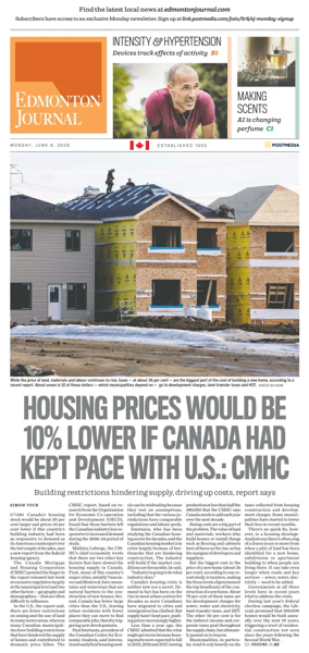 Cover of Edmonton Journal